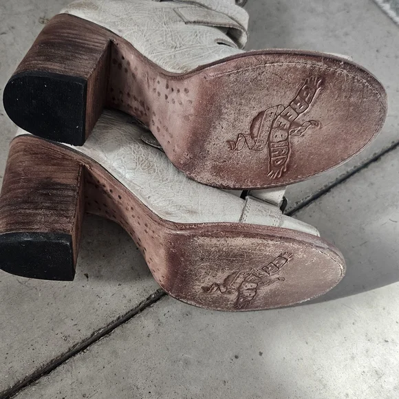 Freebird by Steven Cream Heeled Boots - Picture 6 of 7